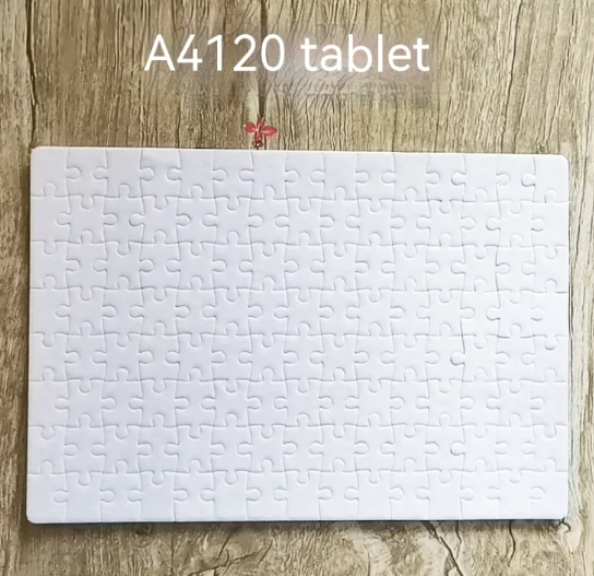 A4 Sublimation Blank Pearlescent Puzzle – High-Gloss DIY Thermal Transfer Jigsaw