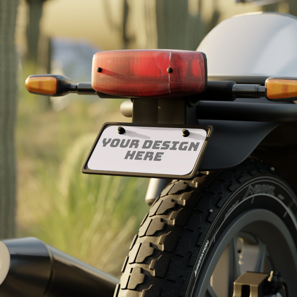 Custom Mini License Plate | Personalised Motorbike & Bike Plate