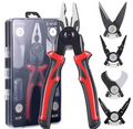 Professional 5-in-1 Multipurpose Pliers – Wire Stripper, Cutter, & Crimper Tool