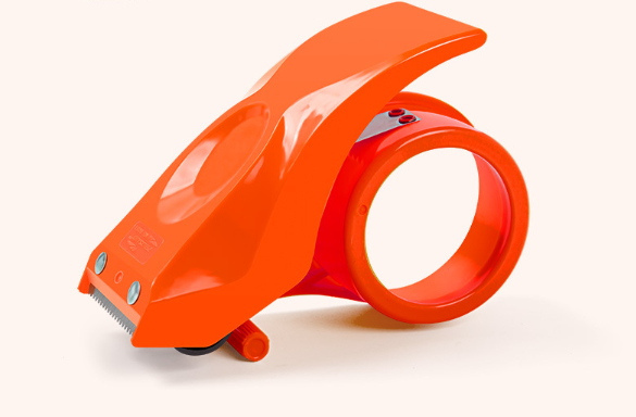 Pro-Cut Heavy-Duty Shipping Tape Dispenser – Industrial Ergonomic Tape Gun with Sloped Chromium Blade