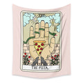 Vintage European Holiday Tapestry – Large Christmas Character Illustration Wall Hanging – Premium Soft-Touch Polyester