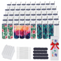 50 Pack Sublimation Tumblers Recreated