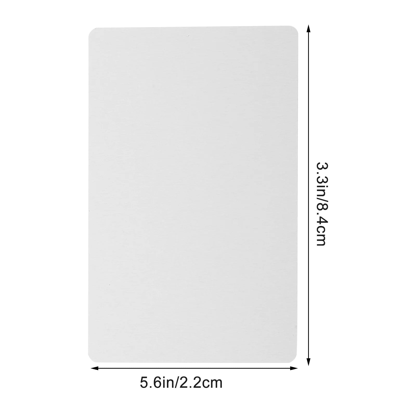 Sublimation Aluminium Business Card Blanks – 100 Pack