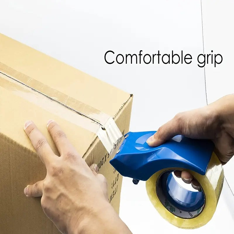 Pro-Cut Heavy-Duty Shipping Tape Dispenser – Industrial Ergonomic Tape Gun with Sloped Chromium Blade