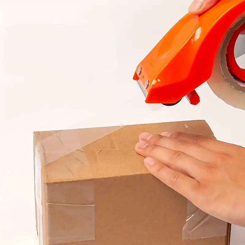 Pro-Cut Heavy-Duty Shipping Tape Dispenser – Industrial Ergonomic Tape Gun with Sloped Chromium Blade