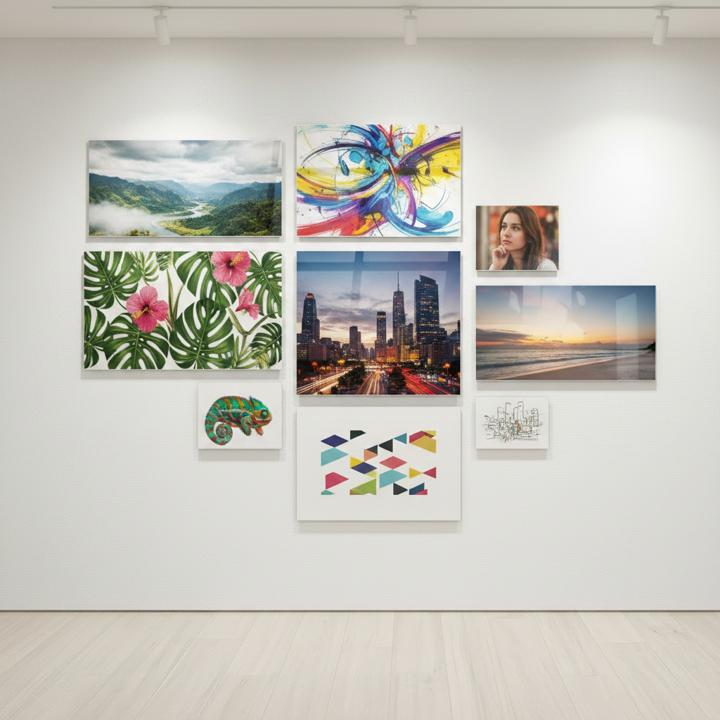 Chromaluxe Panels with Art Prints