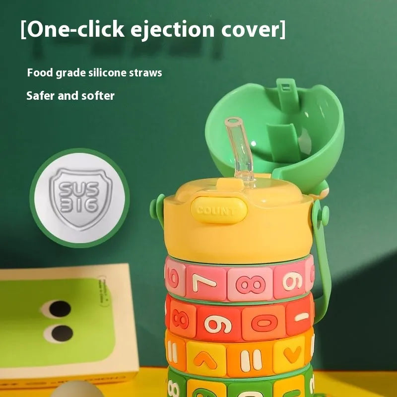 Kids’ Creative Learning Tumbler – 3D Educational Design & Spill-Proof