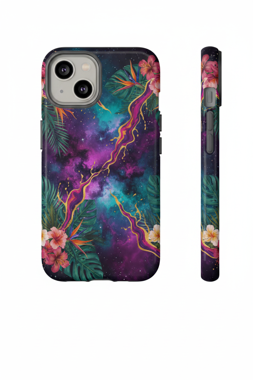 iPhone Tough Case - Mixed Art