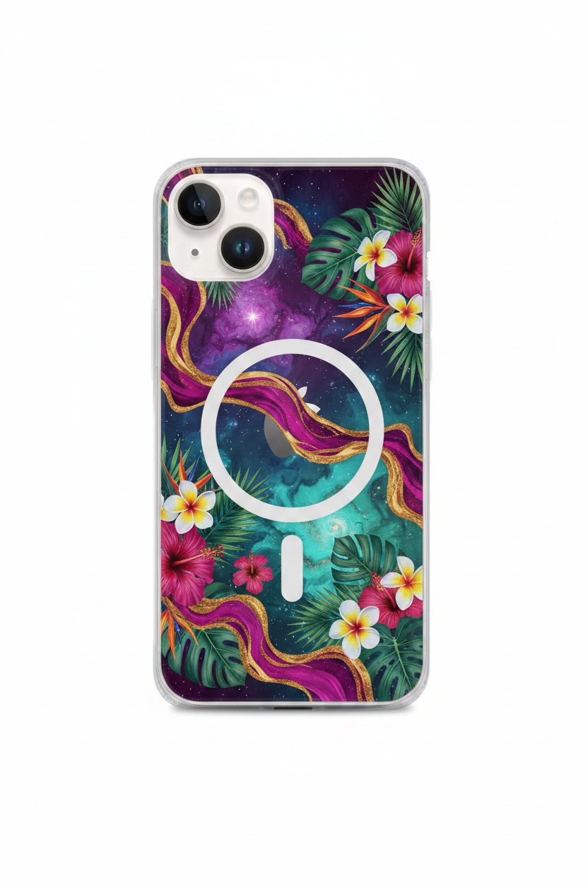 MagSafe Clear iPhone Case - Mixed Art