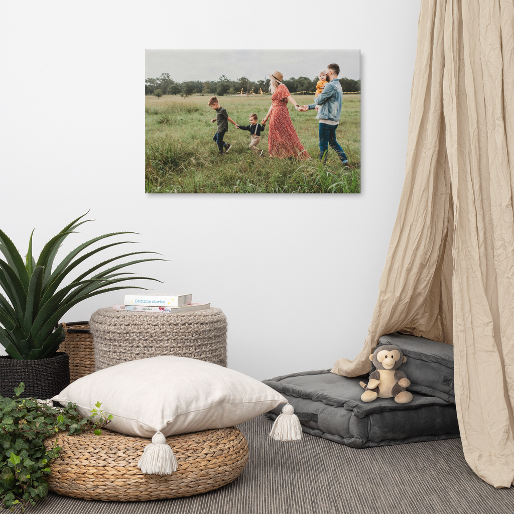 Personalised Photo Canvas Print - Gallery Wrapped