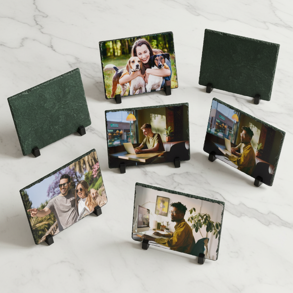 Square Slate Blanks – Own Designs Flat Lay
