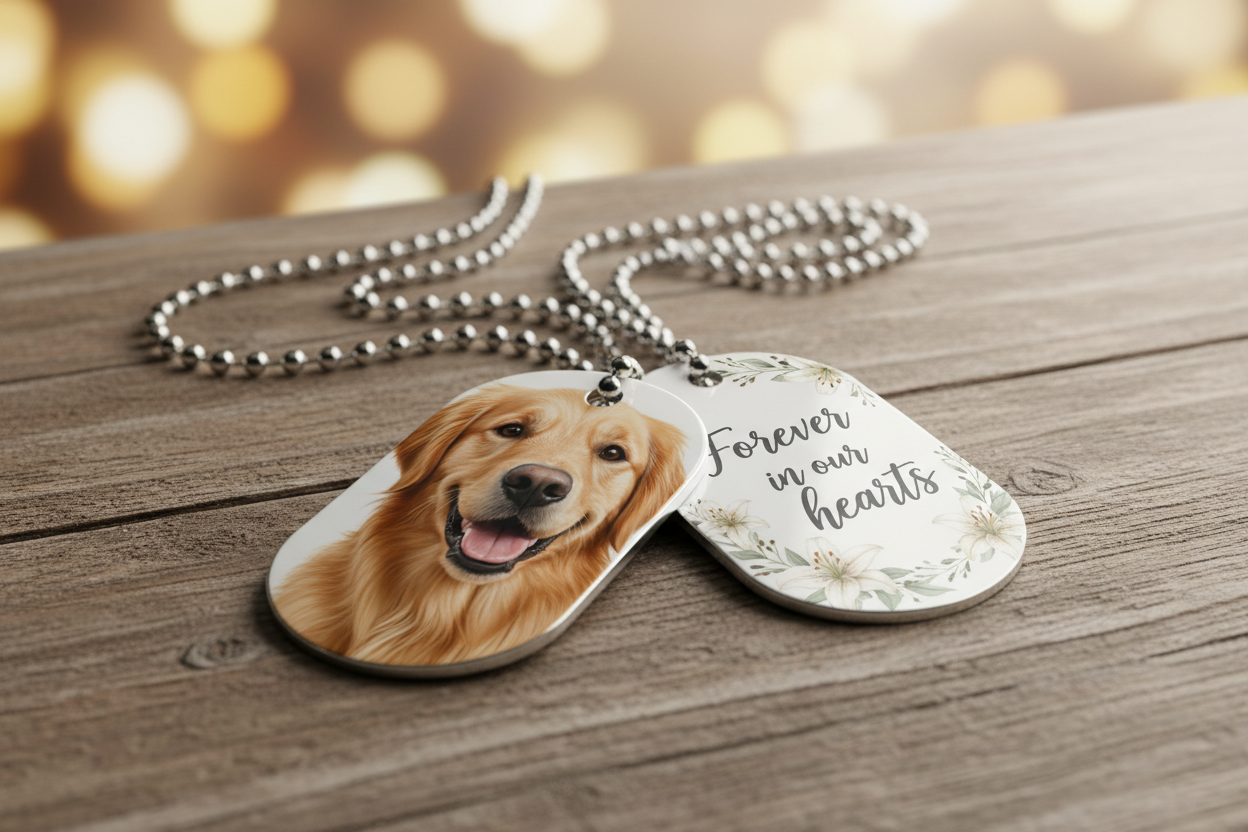 Sublimation Dog Tags - Hero Shot